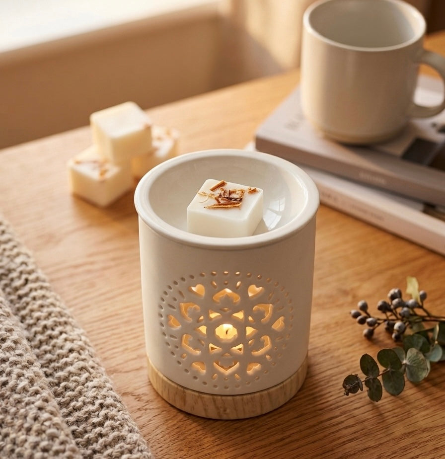 Mandala Wax Melt Burner Gift Set | Brecon Beacons Candle Co.