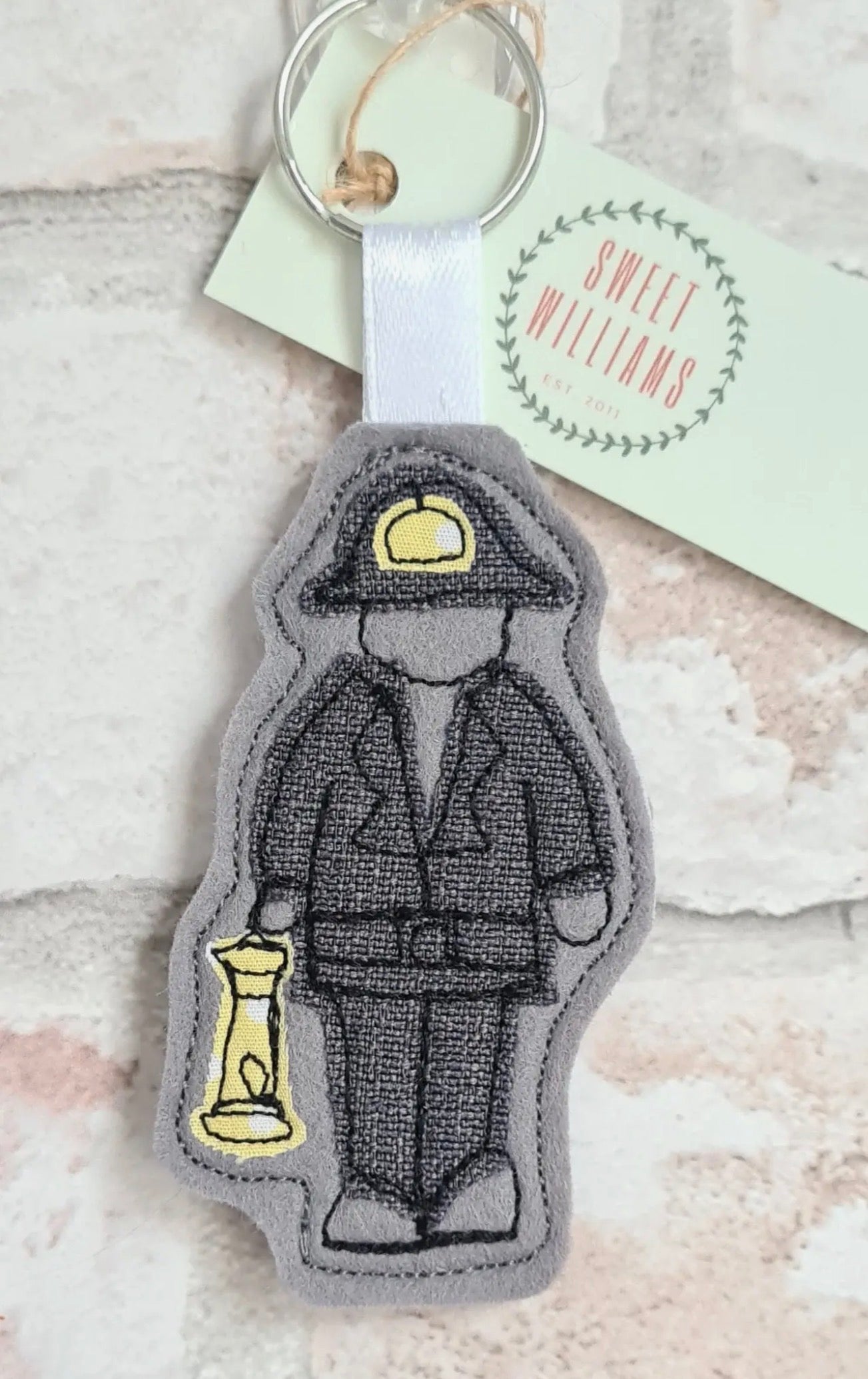 Welsh Miner Handmade Keyring