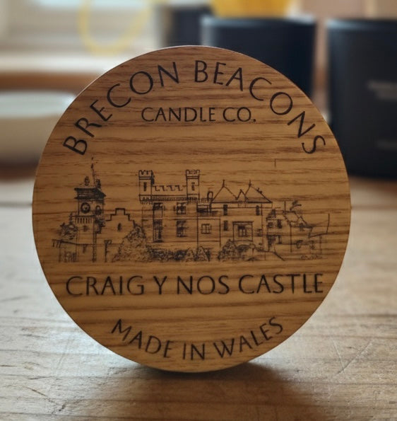 Craig y Nos Castle Candle – Antique Oak | Welsh Landmark Collection