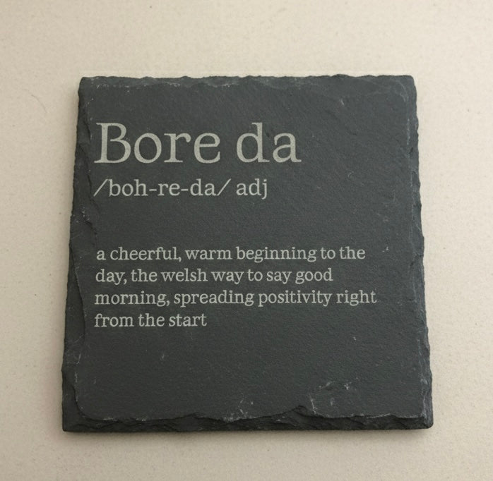 Welsh Word Slate Plaques | Handcrafted Welsh Gifts | Multiple Options
