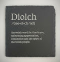Diolch Slate Plaques | Handcrafted Welsh Gifts |
