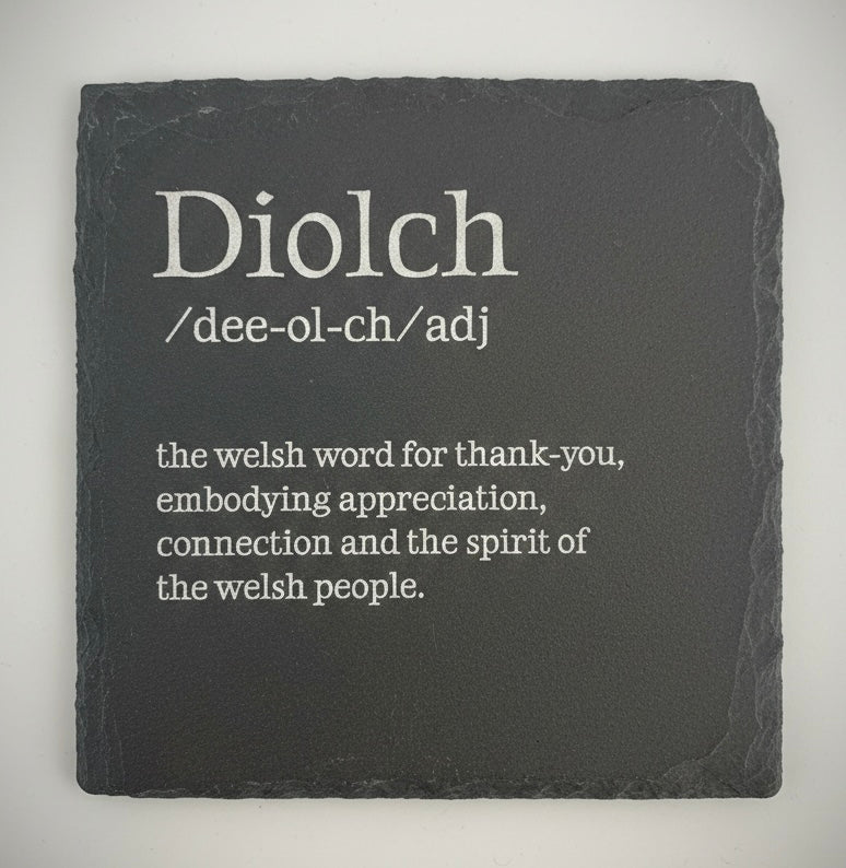 Welsh Word Slate Plaques | Handcrafted Welsh Gifts | Multiple Options
