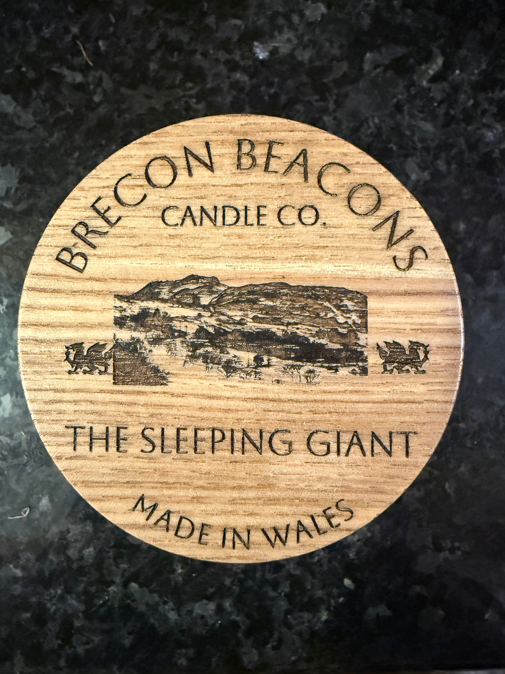 The Sleeping Giant Candle – Relaxing Embrace | Welsh Landmark Collection