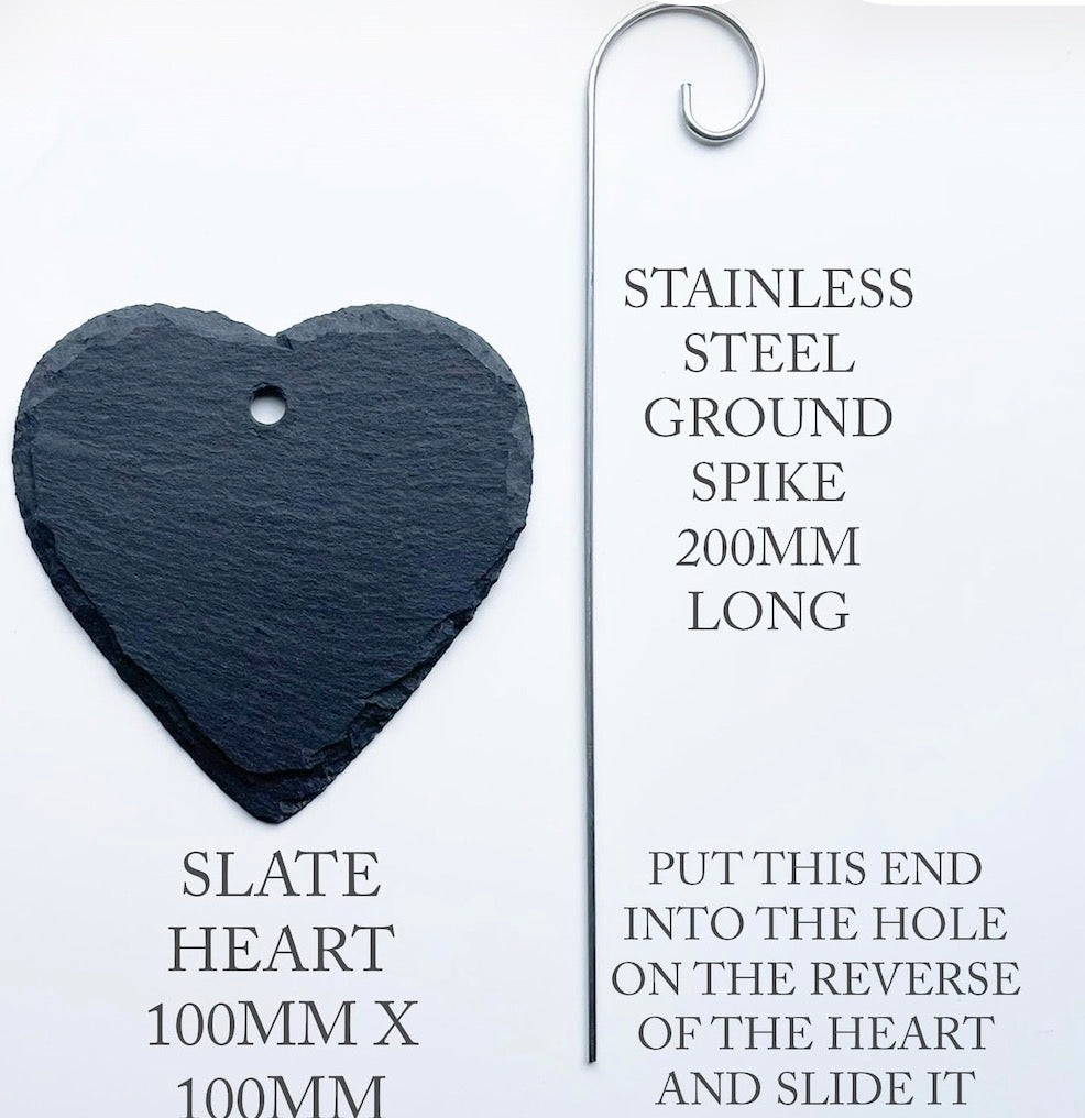 Personalised Memorial Slate | Custom Tribute Gift