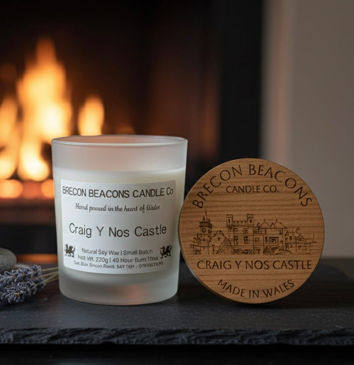 Craig y Nos Castle Candle – Antique Oak | Welsh Landmark Collection