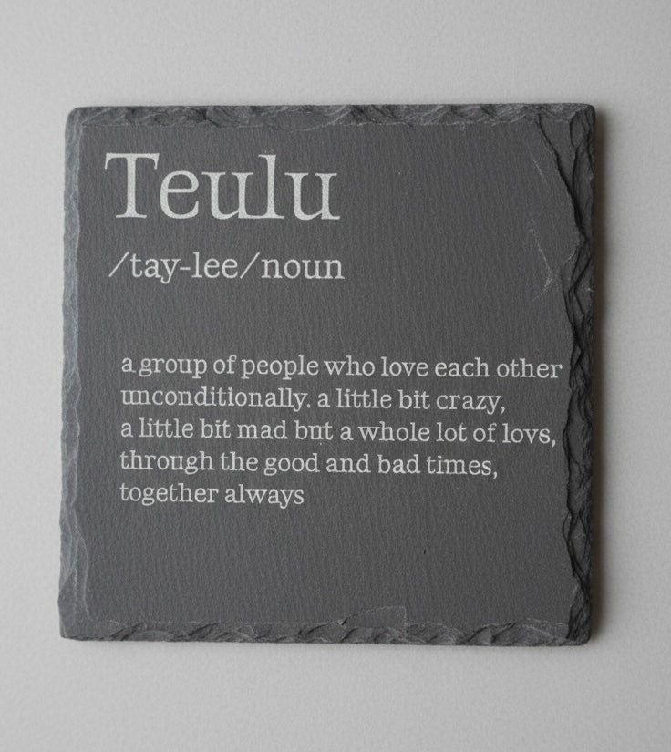 Welsh Word Slate Plaques | Handcrafted Welsh Gifts | Multiple Options