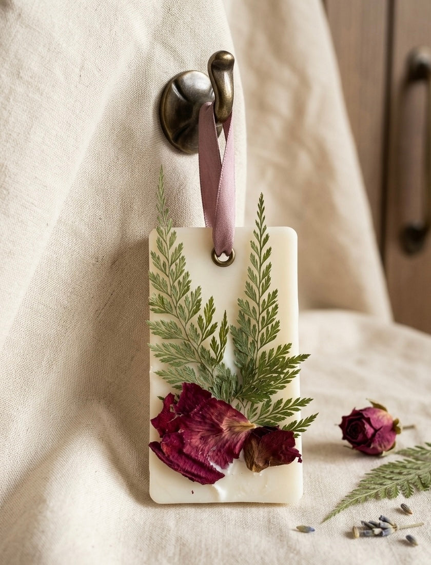 Luxury Soy Wax & Dried Botanical Wardrobe Hanger | Air Freshener