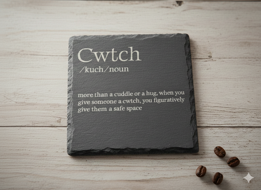 Welsh Word Slate Plaques | Handcrafted Welsh Gifts | Multiple Options