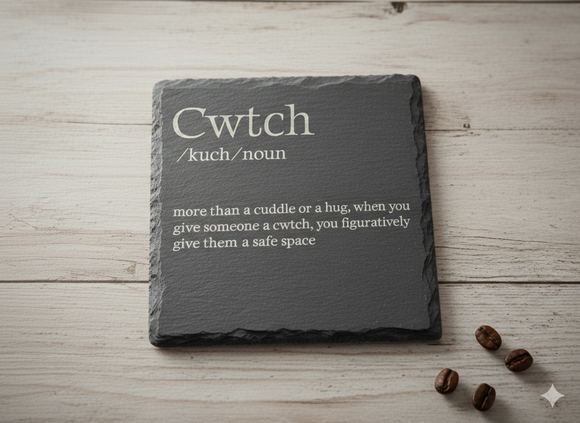 Welsh Word Slate Plaques | Handcrafted Welsh Gifts | Multiple Options
