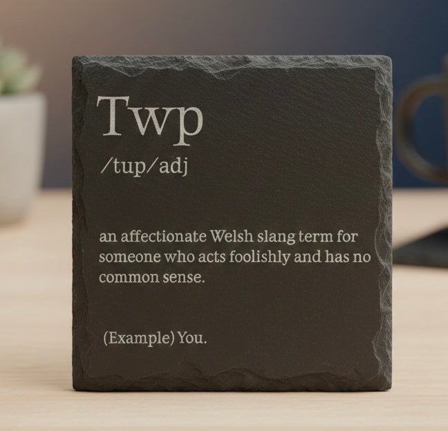 Welsh Word Slate Plaques | Handcrafted Welsh Gifts | Multiple Options