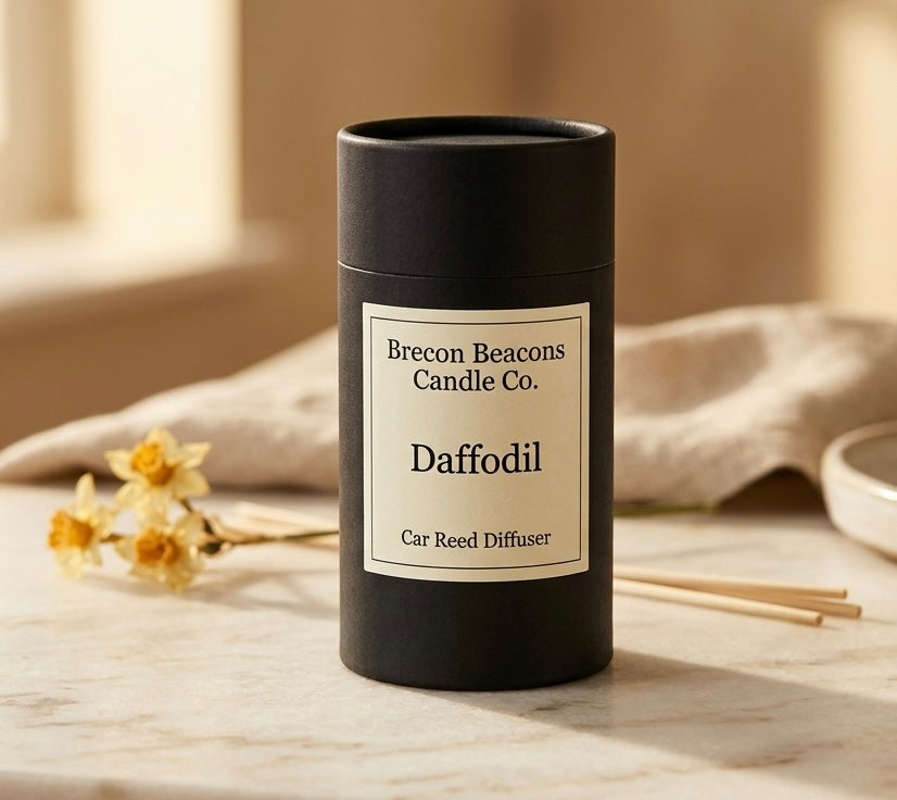 Daffodil Car Reed Diffuser | Brecon Beacons Candle Co.