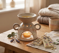 Wax Melt Burner Gift Set with 2 Botanical Snap Bars | Brecon Beacons Candle Co.