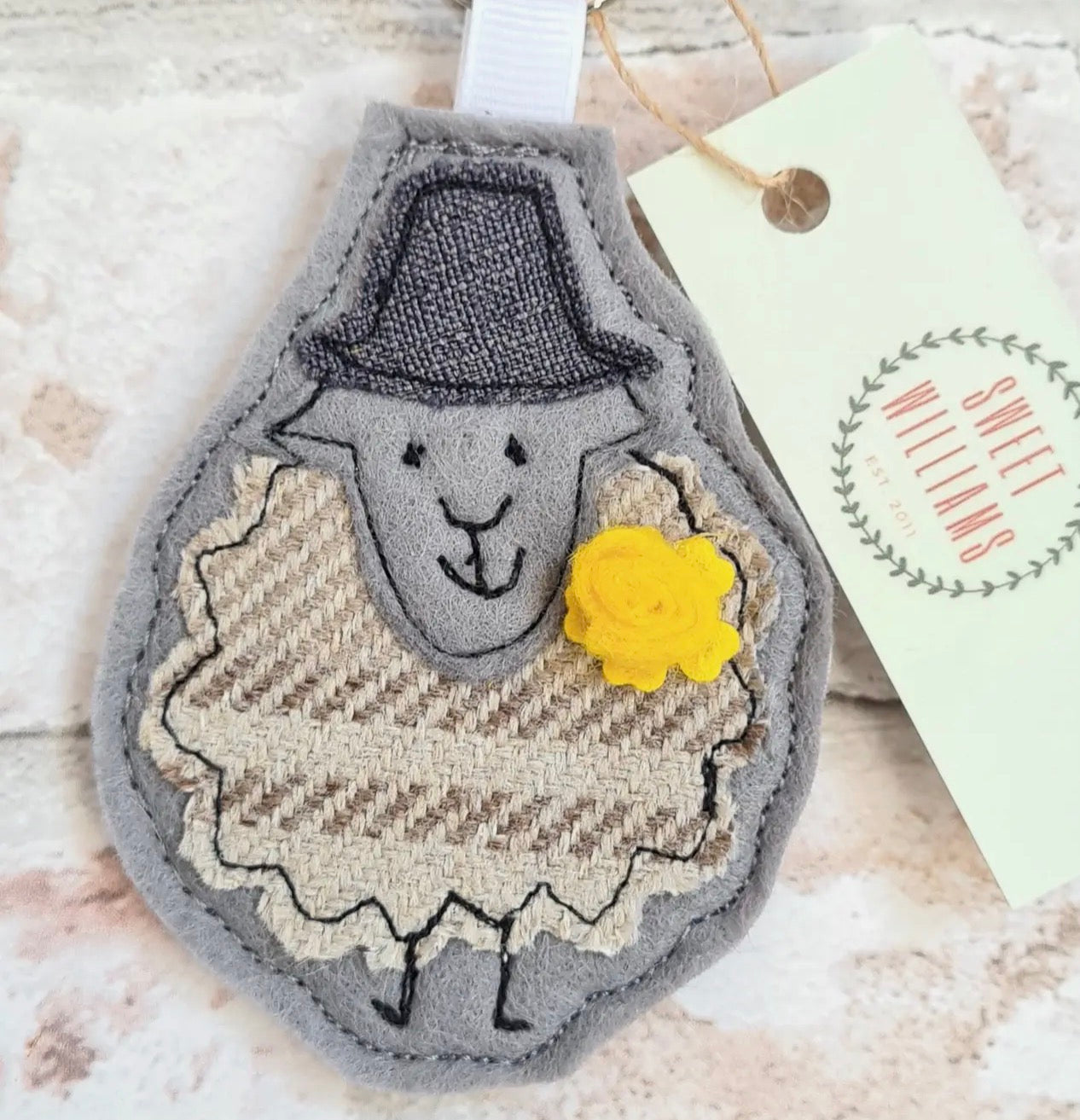 Original Sheep Keyring