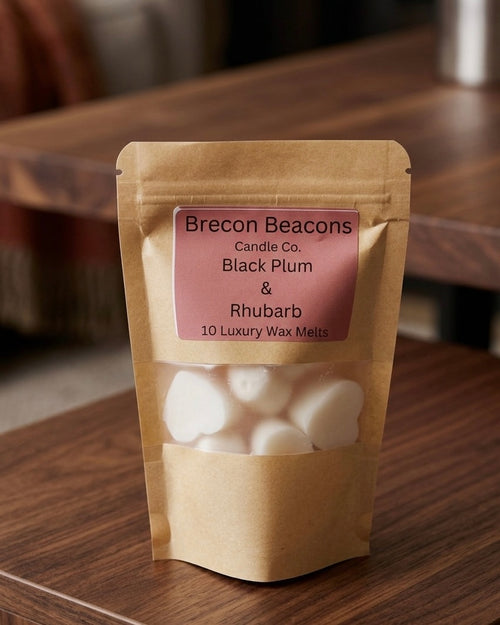 Black Plum & Rhubarb Wax Melts | Brecon Beacons Candle Co.