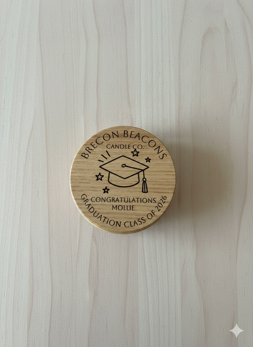 Personalised Graduation Candle | Class of 2026 | Brecon Beacons Candle Co.