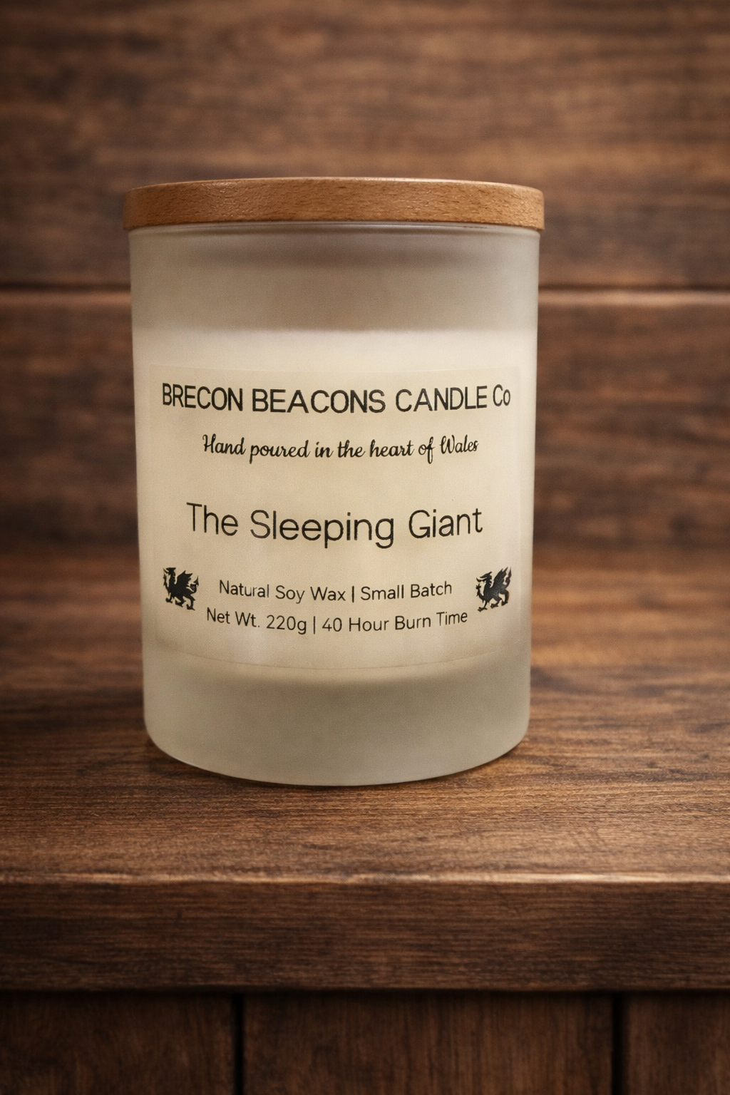 The Sleeping Giant Candle – Relaxing Embrace | Welsh Landmark Collection
