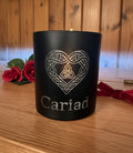 Cariad Rose Candle – Enchanting Rose | Welsh Landmark Collection