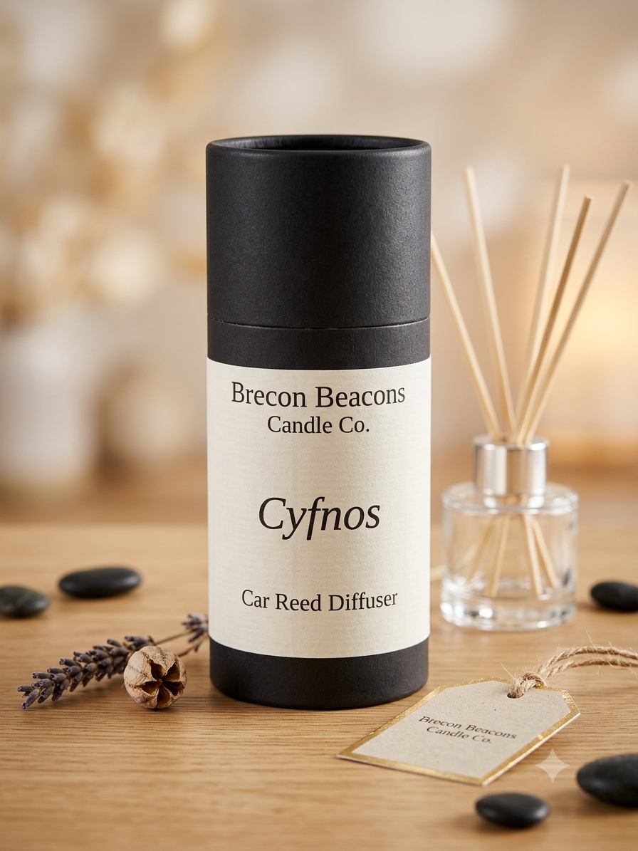 Cyfnos Car Reed Diffuser | Brecon Beacons Candle Co.