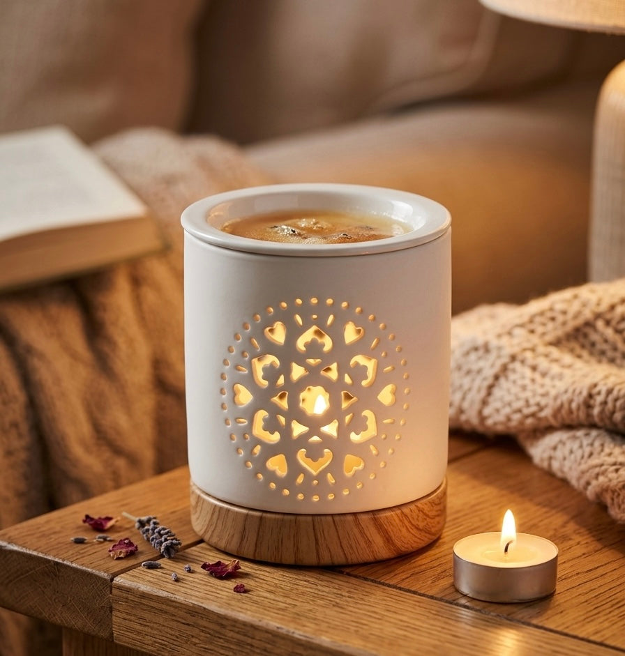 Mandala Wax Melt Burner Gift Set | Brecon Beacons Candle Co.