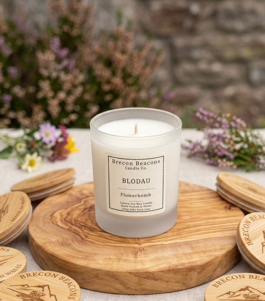 Blodau | Flowerbomb Luxury Soy Wax Candle
