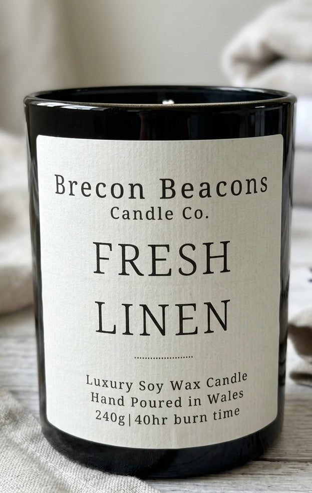 Fresh Linen Luxury Soy Wax Candle