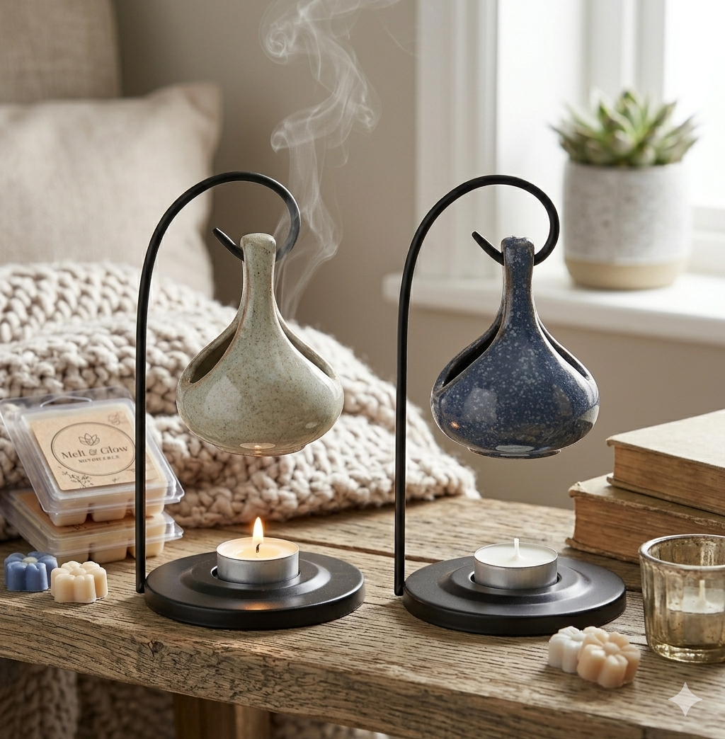 Eden Hanging Oil Burner – Teardrop Design (2 Assorted)
