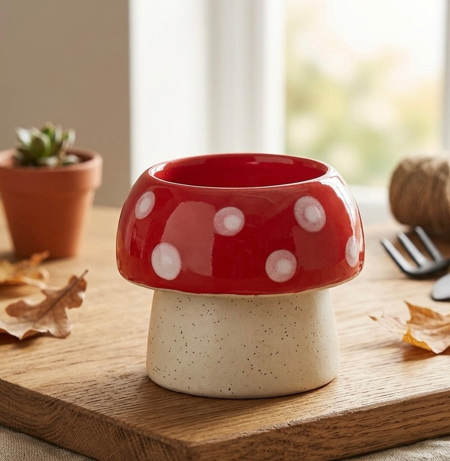 Sass & Belle Mushroom Tealight Holder – Cottage Garden Collection