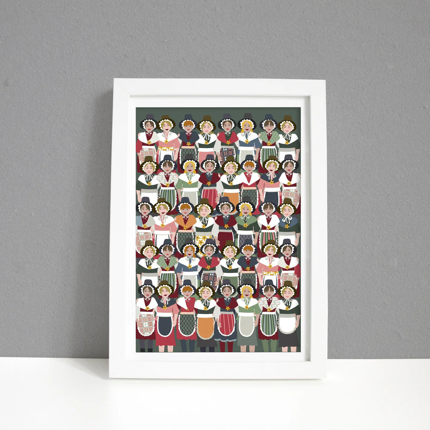 Queens of Wales A4 Framed Print | Max Rocks