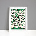 Crowd of Sheep A4 Framed Print | Max Rocks
